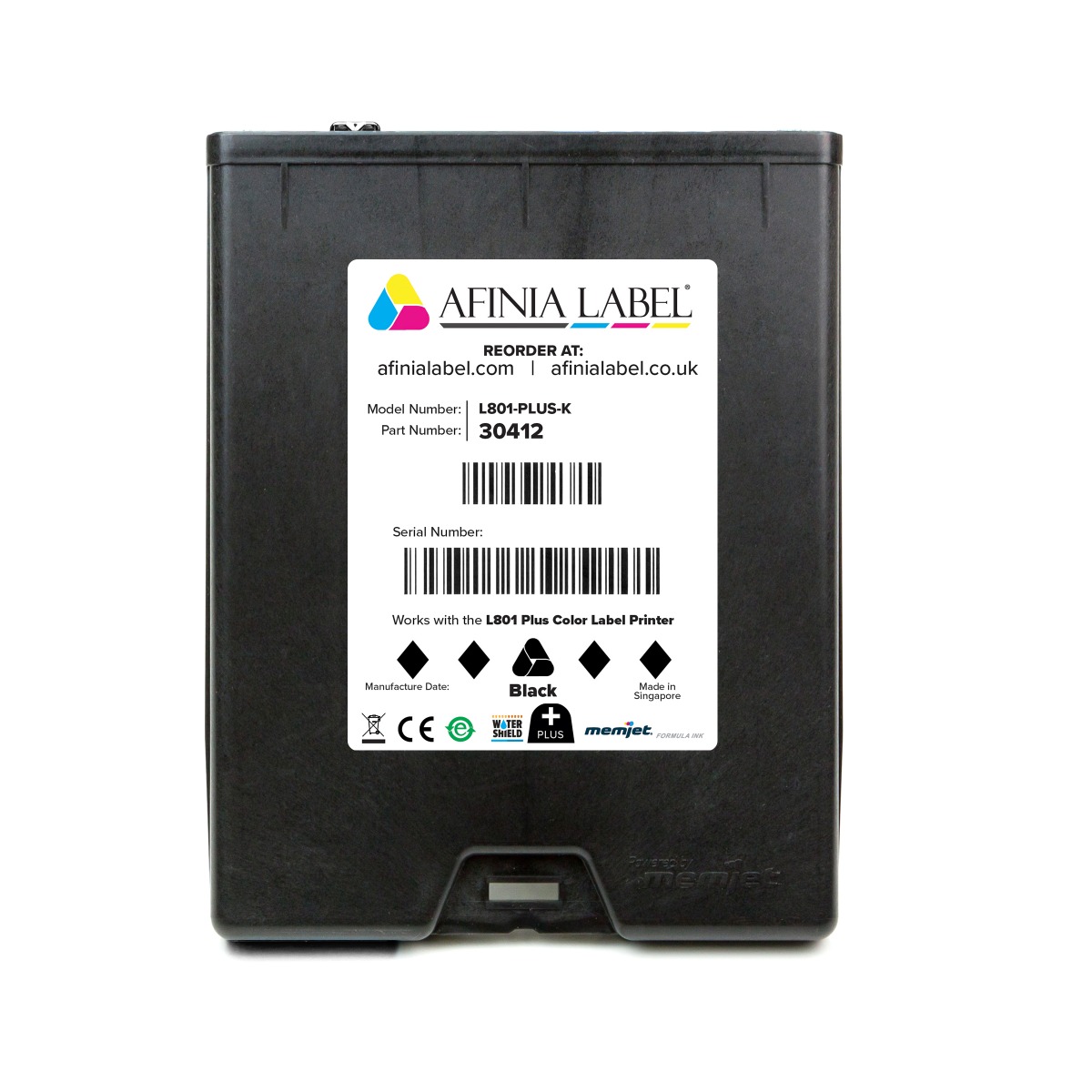Afinia L801 Plus Black Ink Cartridge