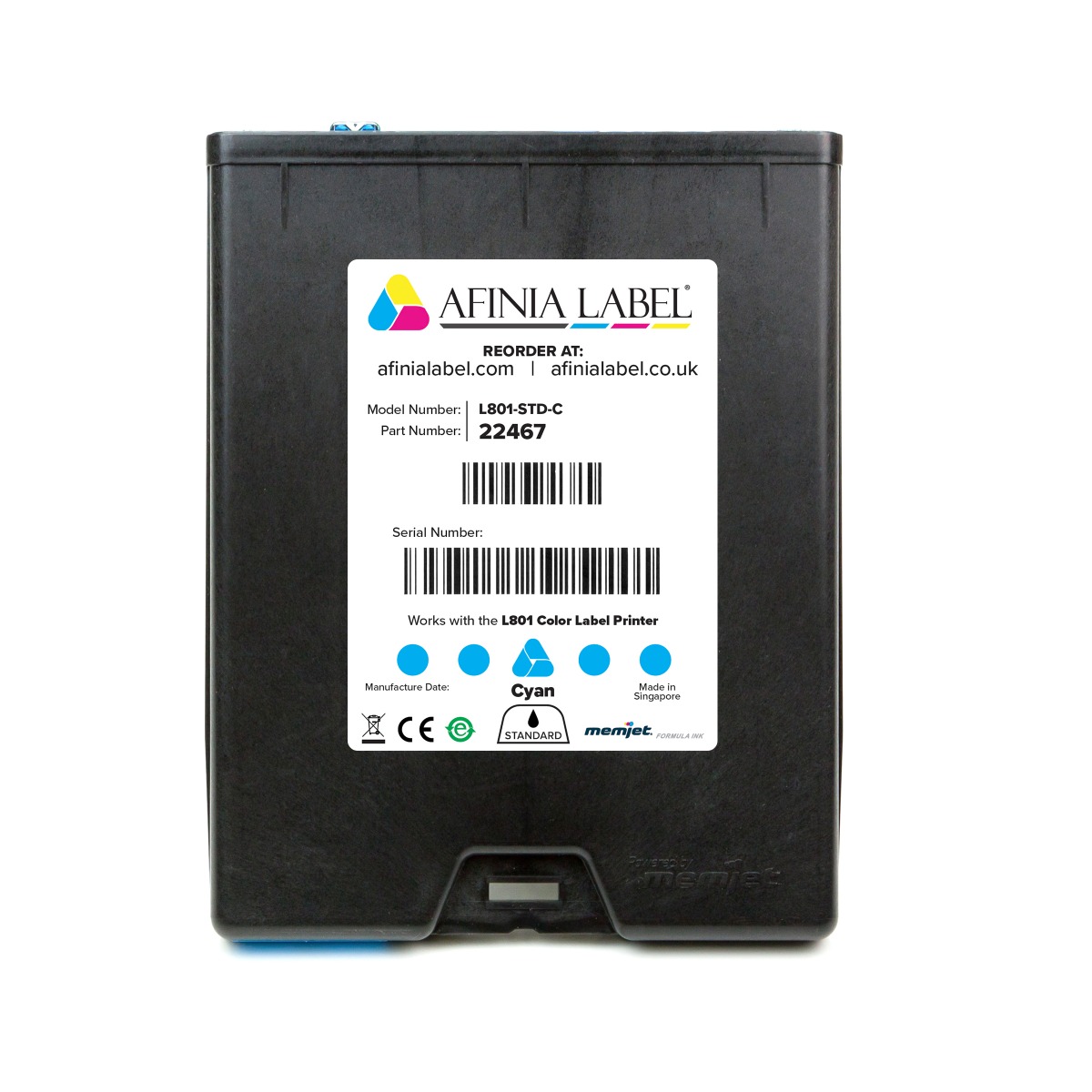 Afinia L801 Cyan Ink Cartridge