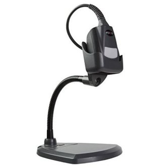 Code CR1000 Barcode Scanner - 8ft Coiled RS232 Cable - US Power Supply - Stand