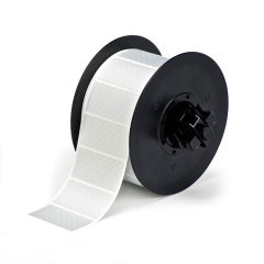 Metallized Polyester Label for B30 Series Printers-1.00"x2.00"-Silver-1225/RL