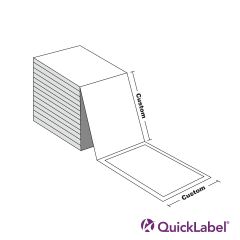 Quicklabel 244 Cast Gloss White 10pt. Paper Card Stock