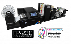 Afinia FP-230 printing Flexible Packaging on Demand