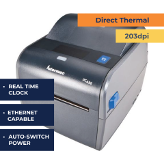 Honeywell PC43d DT Desktop Printer-RTC-Ethernet-203 dpi
