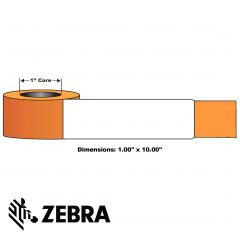 Z-Band Splash Wristband-1.00"x10.00"-Orange-350/RL 4/CS
