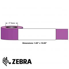 Z-Band Splash Wristband-1.00"x10.00"-Purple-350/RL 4/CS