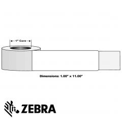 Z-Band Wristband-1.00"x11.00"-White-300/RL 4/CS