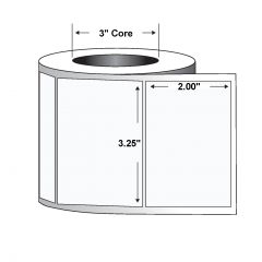Paper Label-3.25"x2.00"-White-2700/RL 6/CS