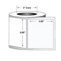 Paper Label-Direct Thermal-4.00"x3.00"-White-2238/RL 4/CS