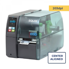 Cab Squix 4.3 / 200 M Printer - 203 dpi - Center Aligned