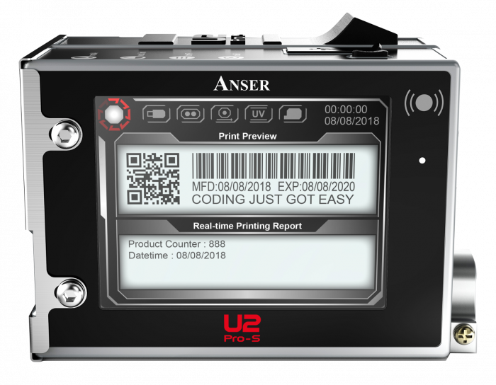 Anser U2 Pro-S Inkjet Printer | Dasco