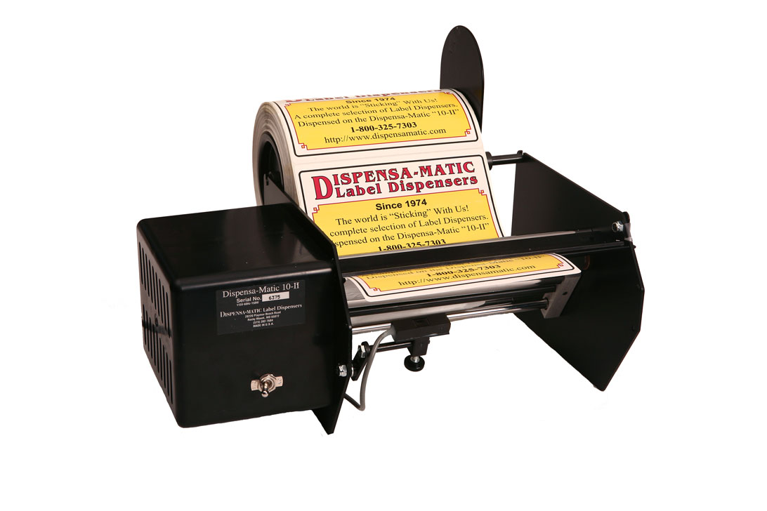 Dispensa-Matic DM-II Wide Format Electric Dispenser 10" Photo Detector (8" Label Rolls)