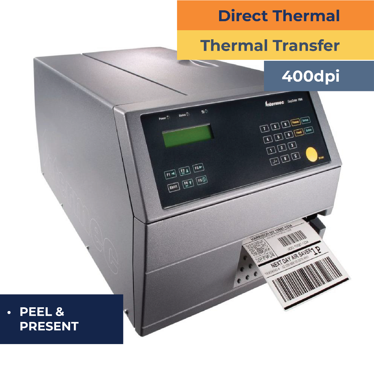 Honeywell PX4i Industrial TT Printer - W/Peel/Present - 400 dpi