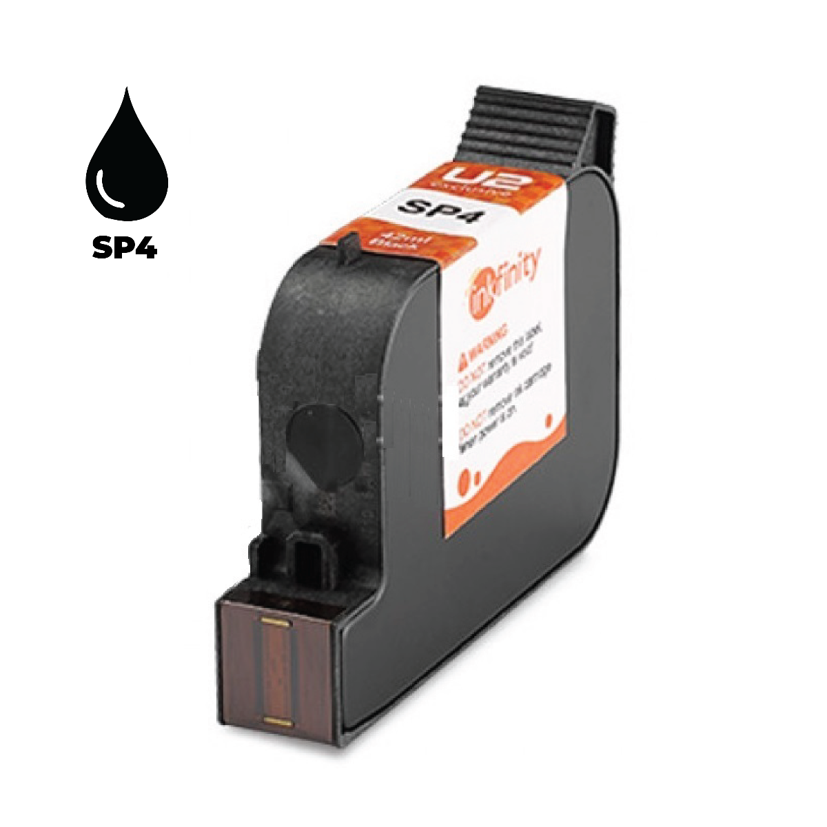 Anser SP4-1 Black Ink Cartridge (42ml) Water Based