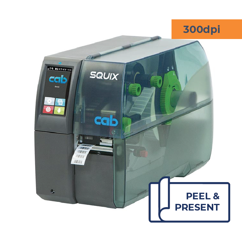 Cab Squix 2 / 300 P Printer - 300 dpi - Peel and Present