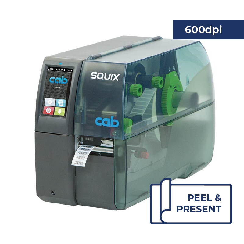 Cab Squix 2 / 600 P Printer - 600 dpi - Peel and Present