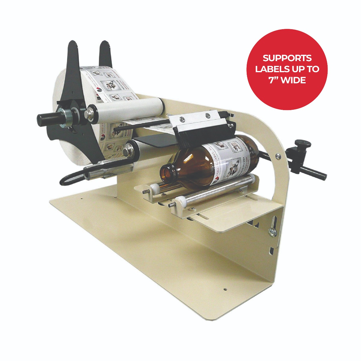 Take-A-Label TAL-1100MR Manual Round Product Label Applicator with 7