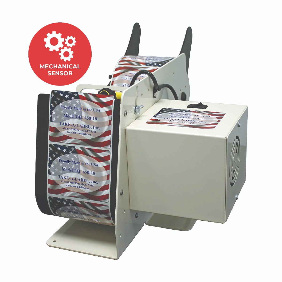 Take-A-Label TAL-450 Electric Label Dispenser w/ Tripwire