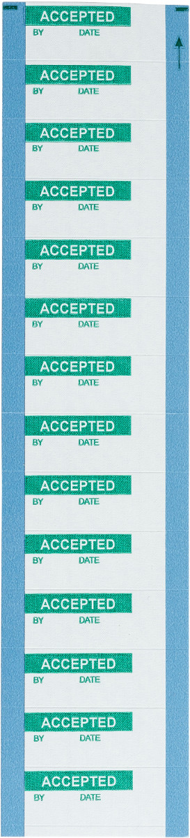 Polyester Accepted Label-1.50