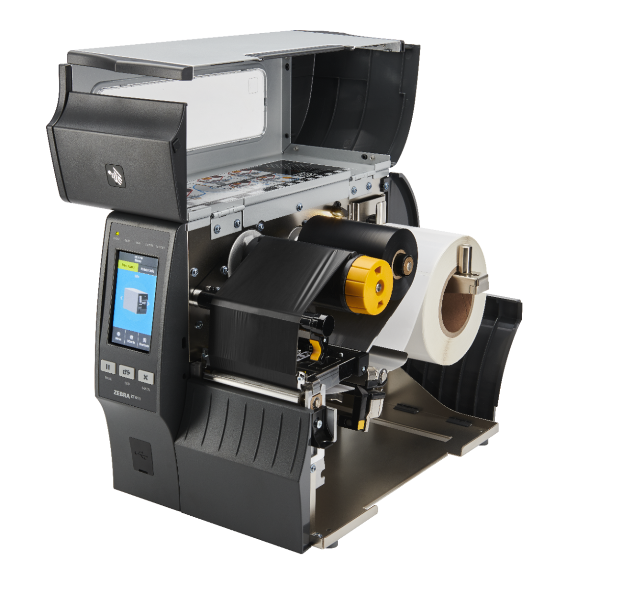 プリンター・複合機 MASK ZT411 Industrial Printer - TT - 300 dpi - Peel Present - Internal