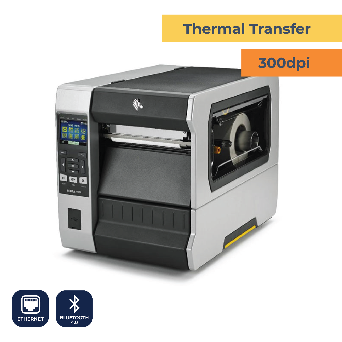 ZT620 Industrial Printer -  TT - 300 dpi