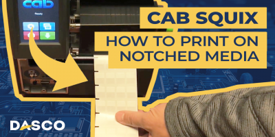 How to Print on Notched Media with the Cab Squix Printer