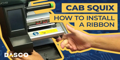 How to Install a Ribbon in the Cab Squix Printer