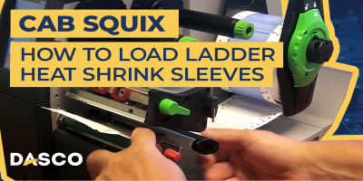 How to load Ladder shrink sleeves in a Cab Squix printer