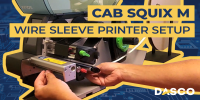 How to Set Up the Cab Squix M Wire Sleeve Printer