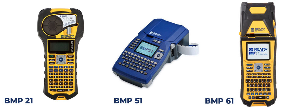 Handheld wire identification label printers