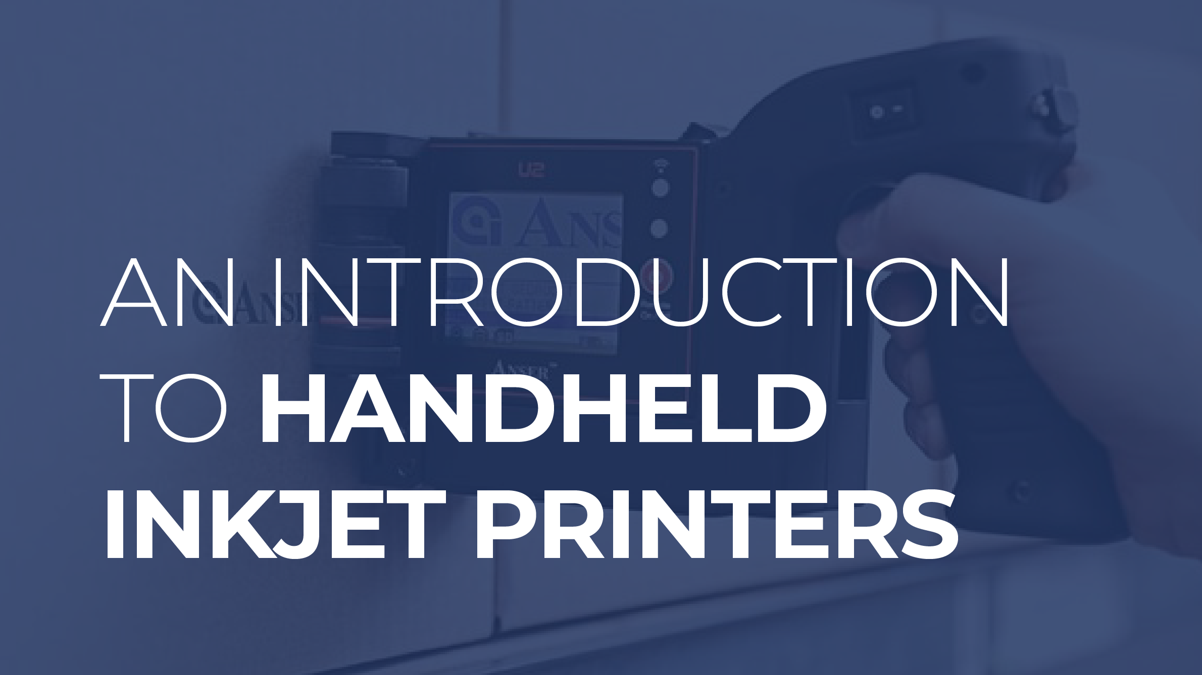 An Introduction to Handheld Inkjet Printers